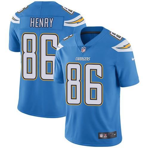 2019 men Los Angeles Chargers #86 Henry light blue Nike Vapor Untouchable Limited NFL Jersey